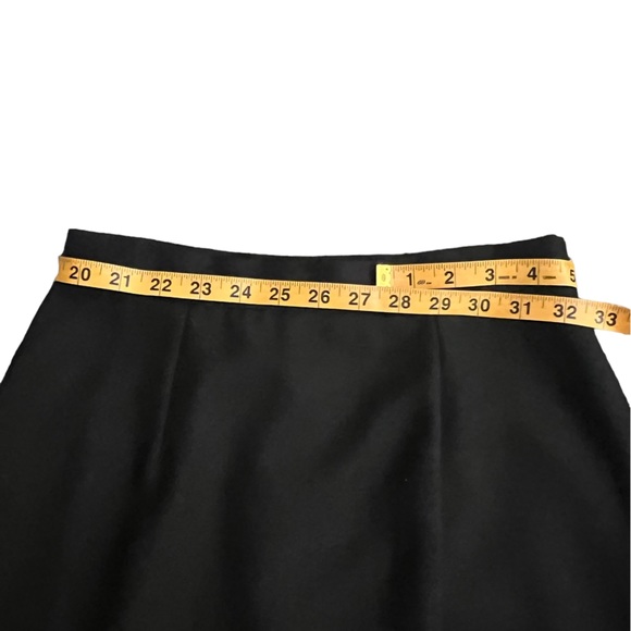 Vintage Black Pencil Skirt - Picture 5 of 8